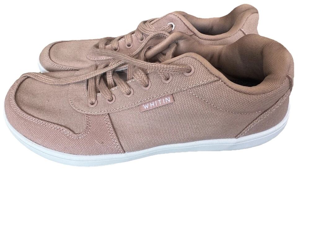 WHITIN Barefoot Canvas Shoes Pink Wide Toe Box Zero Drop Womens Size 10 42